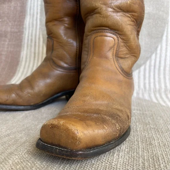 Distressed Frye Vintage Campus Boots *READ DESCRIPTION* - Picture 5 of 9